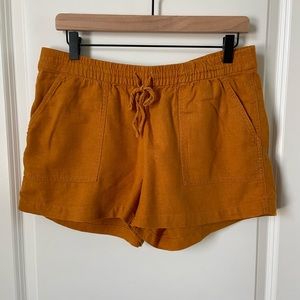 J.Crew Linen-blend drawstring short